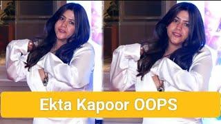 Ekta Kapoor OOPS Moments At LakadbagghaSuccess Party