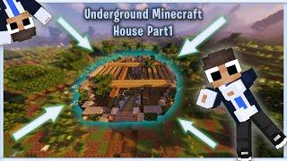 Minecraft Underground House part1 | Tutorial