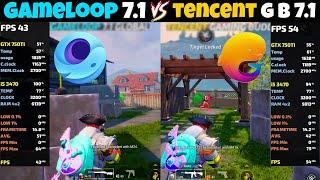 GameLoop 7.1 Vs Tencent Gaming Buddy 7.1 - GTX 750 Ti 2GB - i5 3470 - Smooth HDR 90 FPS -PUBG MOBILE