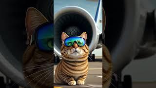 ️ Jet Engine Challenge Cat Coconut Faces the Power of a Jet!  | Inspired by MrBeast