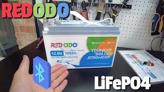 Redodo Smart Bluetooth 12V 100Ah LiFePO4 Lithium Battery