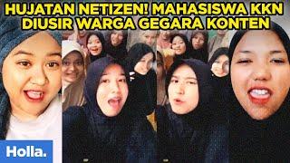 Hujatan Netizen Mahasiswa KKN Diusir Warga Gegara Konten Viral