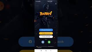 How to login in booyah app