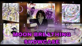 Moon Breathing Showcase AND How To Use Moon Breathing! - Demon Slayer Burning Ashes