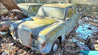 ABANDONED Mercedes Ponton WILL IT RUN and DRIVE?  NNKH
