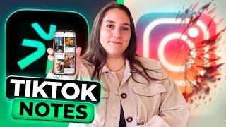 TikTok Notes - Qué Es (Nuevo Rival de Instagram)