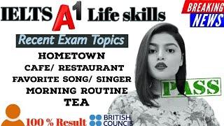 IELTS A1 Life Skills  Speaking & Listening Test || Complete Test Topics|| Recent Exam || UKVI  2022