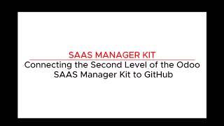  Level 2 Integrating GitHub with Odoo SAAS Manager Kit! 