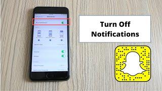 How to Turn Off Notifications on Snapchat iPhone (2020)
