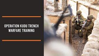 Operation KUDU trench warfare training