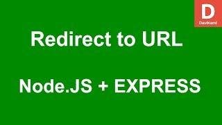 Express.js How to Redirect to External URL with Express in Node.js