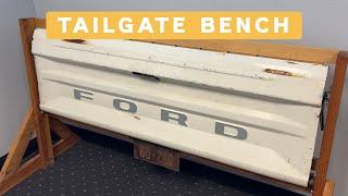 Truck Tailgate Bench - My first DIY furniture project!