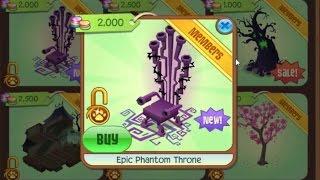 What is QTAngel for Halloween? + Today's New Item: Epic Phantom Throne (Epic Wonders)
