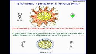 Почему твердое тело не распадается на отдельные атомы