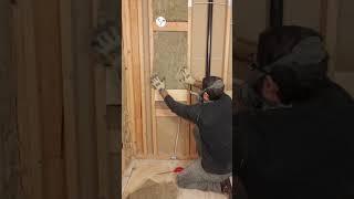 Bathroom Wall Insulation Tips - #shorts