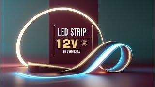 Обзор Светодиодная лента Led 12V SMD 5050 жёлтая для декоративного освещения