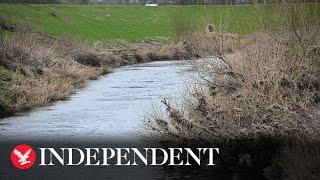 Suspected area of River Wyre where body was found during search for Nicola Bulley