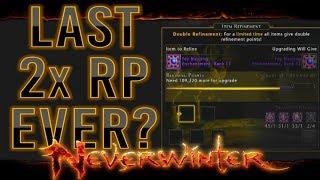 Neverwinter | How to Use (Possibly) the Last 2x RP Event Ever!