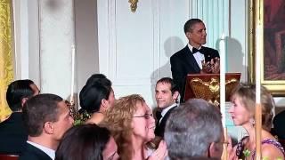 President Obama Toasts President  Lee Myung-Bak of the Republic of Korea