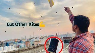 Kite flying in the evening in Delhi | kite fight | kite | kites Vlog |