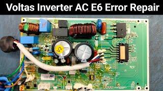 Voltas Inverter AC E6 Error Code|Voltas Inverter AC outdoor pcb repair|Alpine PCB Solution