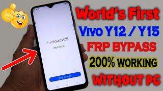 Vivo Y12 / Y15 FRP Bypass  Without PC  Vivo Y12 /Y15 Google Account Bypass Without PC