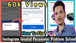 How To Fix Instagram invalid Parameters problem Instagram invalid parameter error problem solve 2023