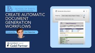 Creating an Automatic Document Generation Workflow in Smartsheet | School of Sheets Tutorial
