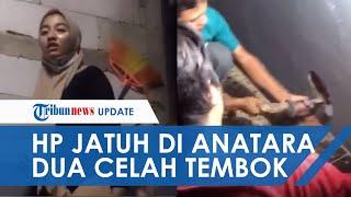 Viral Video Bikin Konten TikTok Berujung Bobol Tembok Rumah, Jadi Sandaran HP hingga Terjatuh