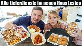 Wir probieren alle Lieferdienste in unserem neuen Haus