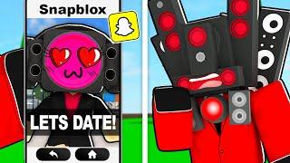 SPEAKER WOMAN HAS A CRUSH ON ME IN ROBLOX SNAPCHAT!? (Brookhaven RP)