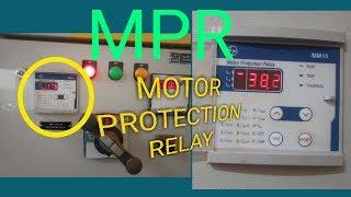 What is mpr or motor protection relay, l&t mm10 industrial electrical,