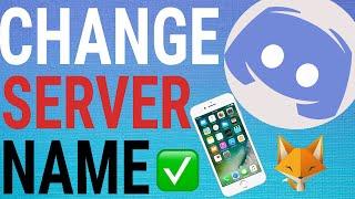 How To Change Discord Server Name on Mobile