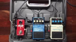 Ambient Pedal board: Boss DD3, PS-2 and TC HOF Mini