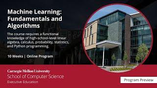 Online Course Preview | Machine Learning: Fundamentals and Algorithms at Carnegie Mellon University