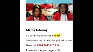 Your Maths Tutor - Expert Online Maths Tuition - High Quality Online Tutoring