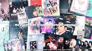 a grand kpop album haul + unboxing  zerobaseone, aespa, red velvet, wayv, stray kids, kiss of life!