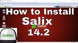 How to Install Salix OS 14.2 + Review + VMware Tools on VMware Workstation Easy Tutorial
