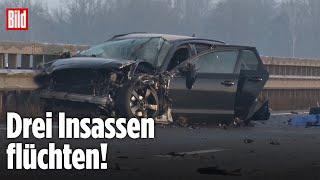 Rätselhafter Todes-Crash auf der A1