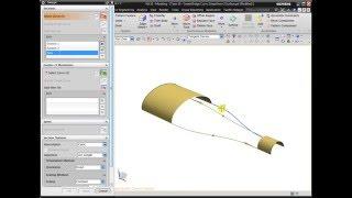 NX CAD : Bridge Curve & Swept tool, NX Surfacing