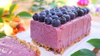 天使のブルーベリームースの作り方・レシピ【黄金比率でお店の口溶け】 How to make Blueberry Mousse of Angel｜Coris cooking