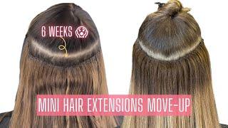 Hair Extension Mini Move-Up Appointment Every Six Weeks | Detailed Tutorial #hairextensions