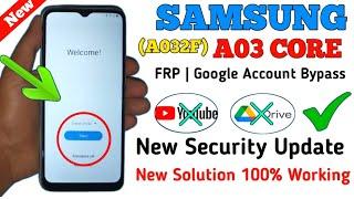 Samsung A03 Core Frp Bypass YouTube Not Working | Samsung A03 Core Google Lock Bypass Android 12/13