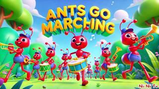 THE ANTS GO MARCHING KIDS RHYMES || THE ANTS GO MARCHING RHYME FOR BABIES || THE ANTS GO MARCHING