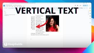 How to Rotate Text to Vertical in Google Docs