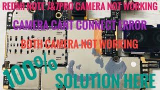 Redmi note 7 pro front& back camera not working solution by yashik mobile tutorial