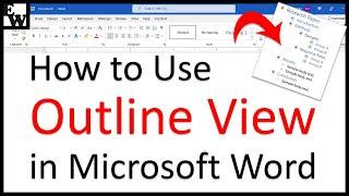 How to Use Outline View in Microsoft Word (PC & Mac)