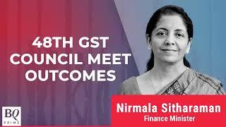 Finance Minister Nirmala Sitharaman’s Press Briefing Post 48th GST Council Meet