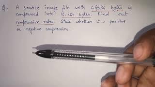 1. Data Compression Introduction | How to find compression ratio | data compression lecture aktu