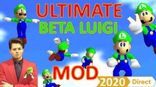 Ultimate Beta Luigi Mod! | Release + Download | Super Mario 64 ROM Hack | 2020Direct #2020 #sm64